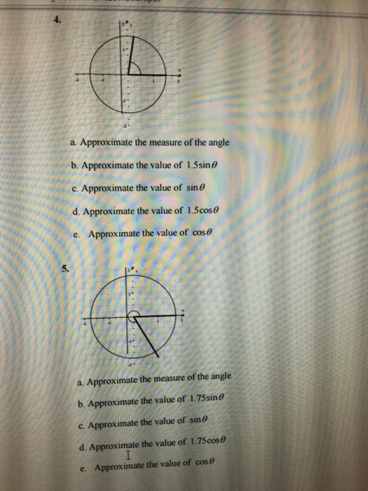 Solved a. Approximate the measure of the angle b. | Chegg.com