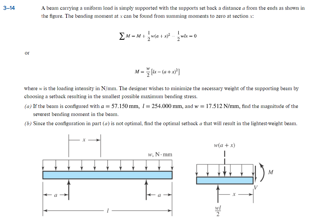 Solved machine component design (si units) Please write it | Chegg.com