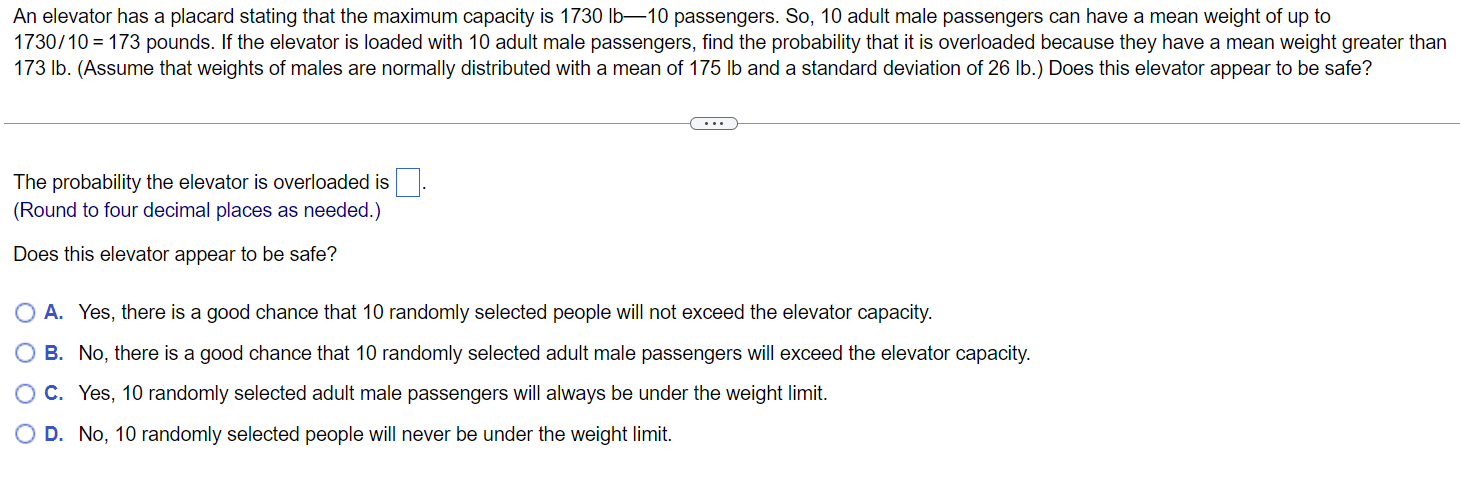 Solved An elevator has a placard stating that the maximum | Chegg.com