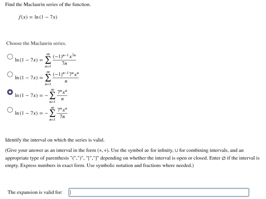 Solved Find The Maclaurin Series Of The Function F X Chegg Com