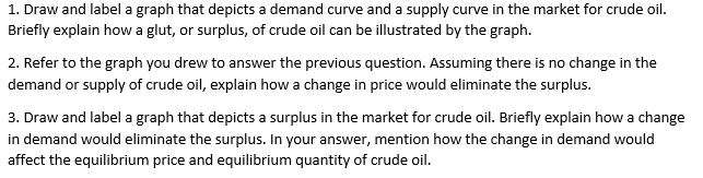 Solved 1. Draw and label a graph that depicts a demand curve | Chegg.com