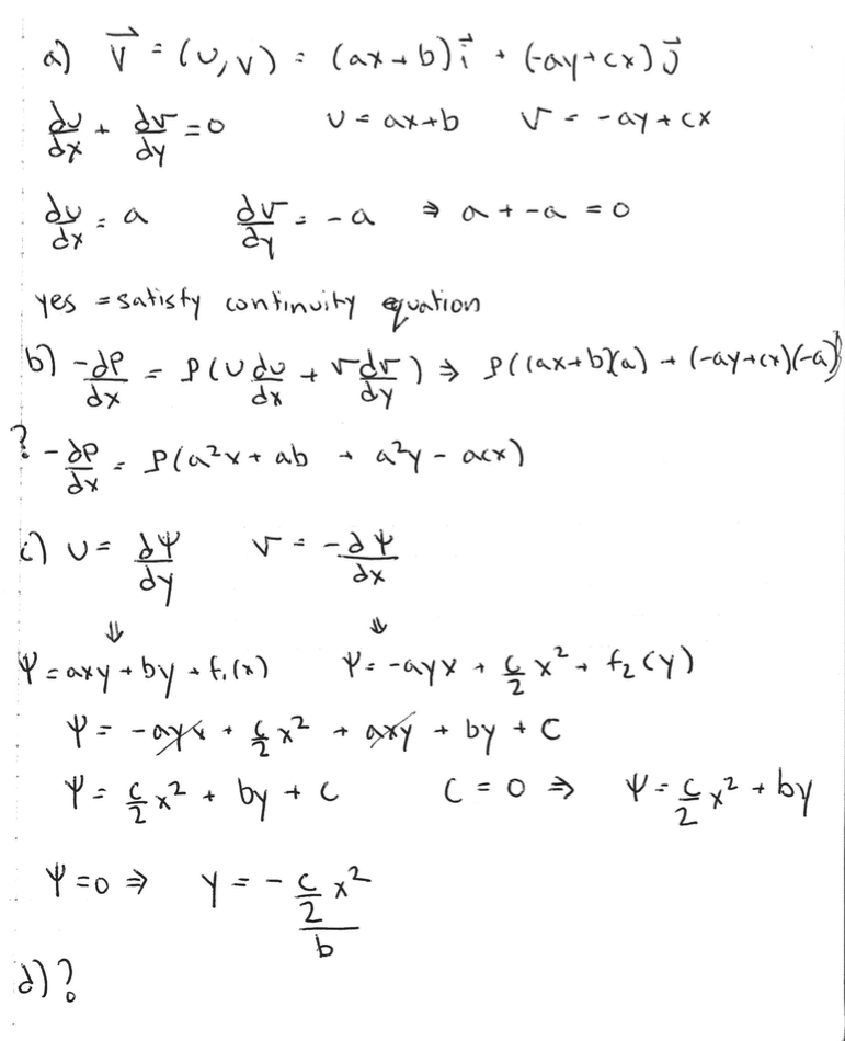 Consider The Steady Two Dimensional Velocity Field Given By Phoebeabbnorris 9851