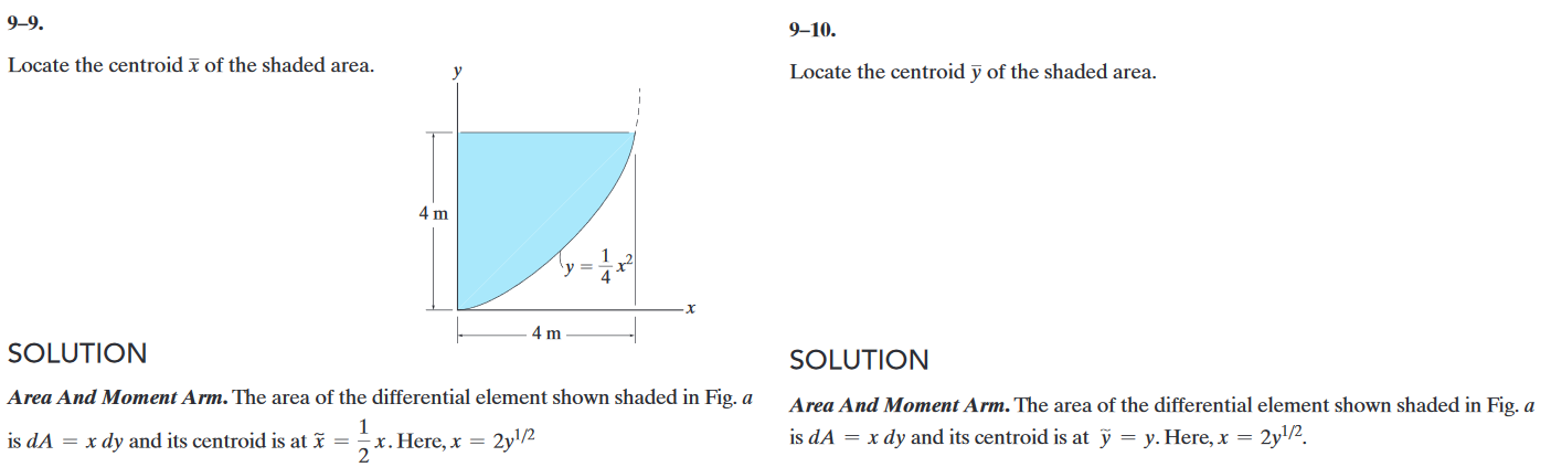 Solved Please Explain How To Locate And Of An Area Not A Chegg Com