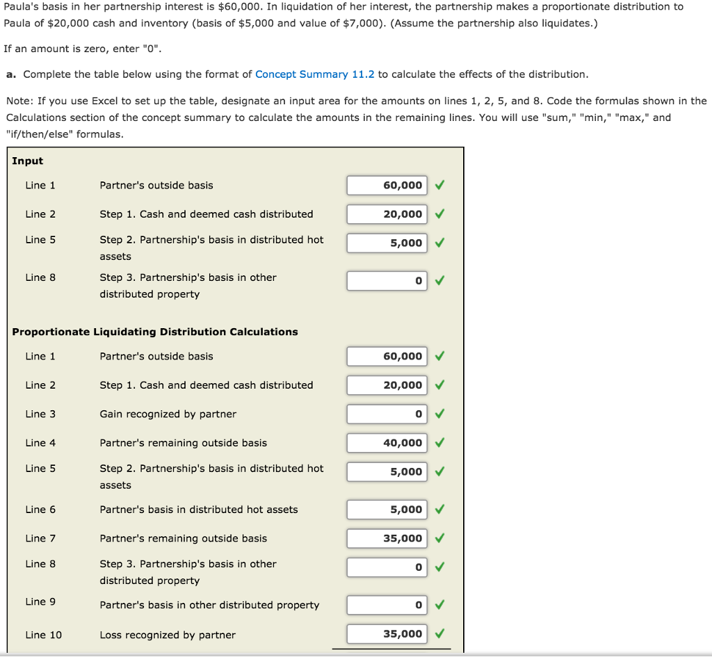 How To Calculate Outside Basis In Partnership