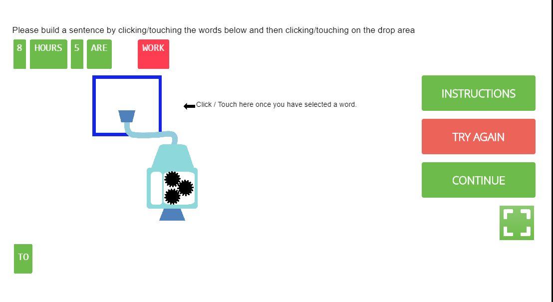 Solved Welcome To The Sentence Construction Game Chegg