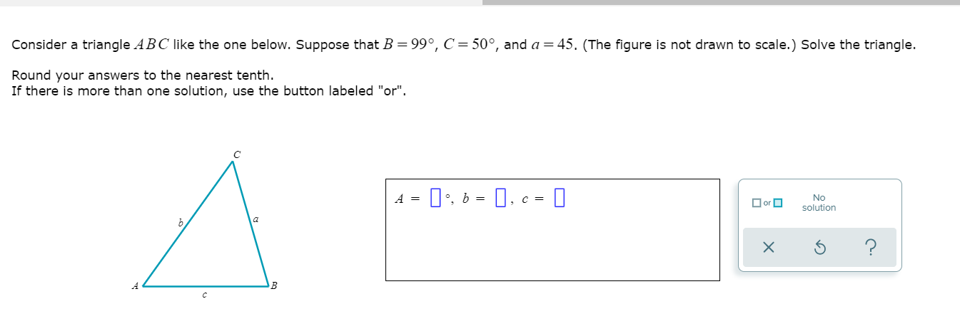 Solved Consider A Triangle ABC Like The One Below. Suppose | Chegg.com