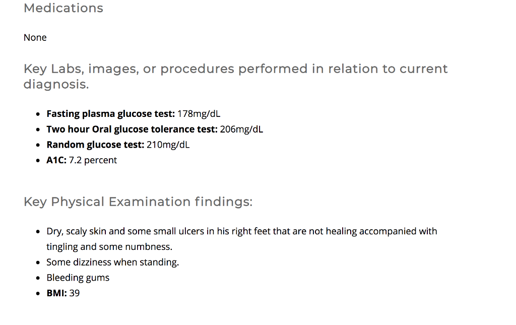 History Of Present Illness Example Questions