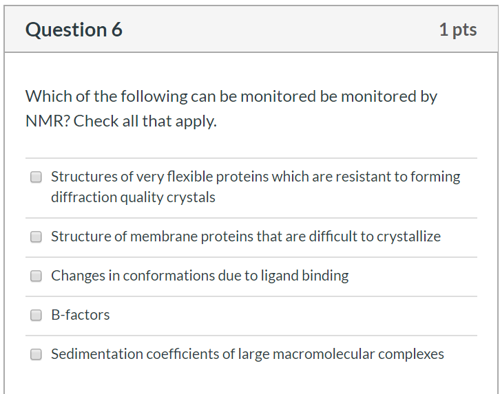 Solved Question 4 1 pts Which of the following techniques in | Chegg.com