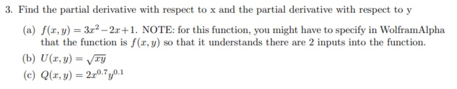 partial derivative of x y with respect to y