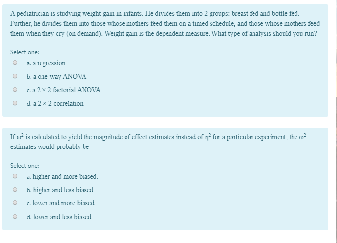 Solved A pediatrician is studying weight gain in infants. He | Chegg.com