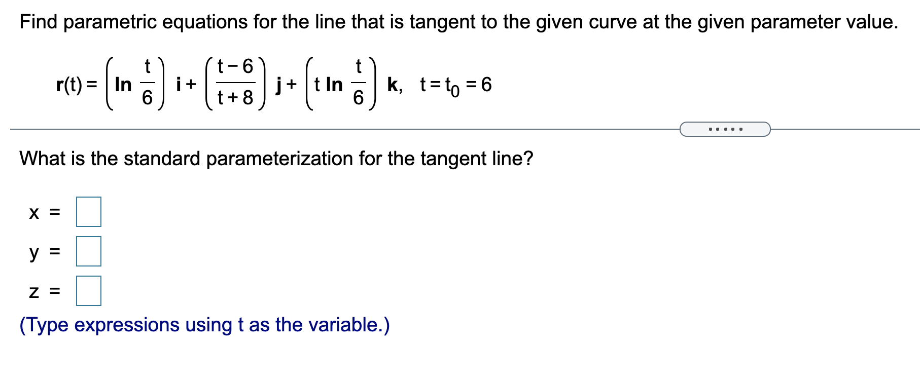 Solved Find parametric equations for the line that is | Chegg.com