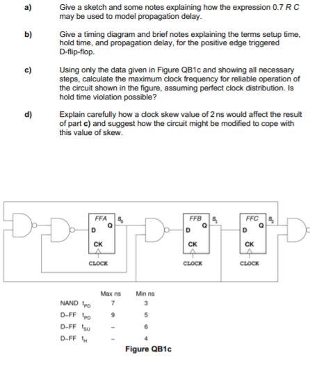 Solved A) B) C) Give A Sketch And Some Notes Explaining How | Chegg.com