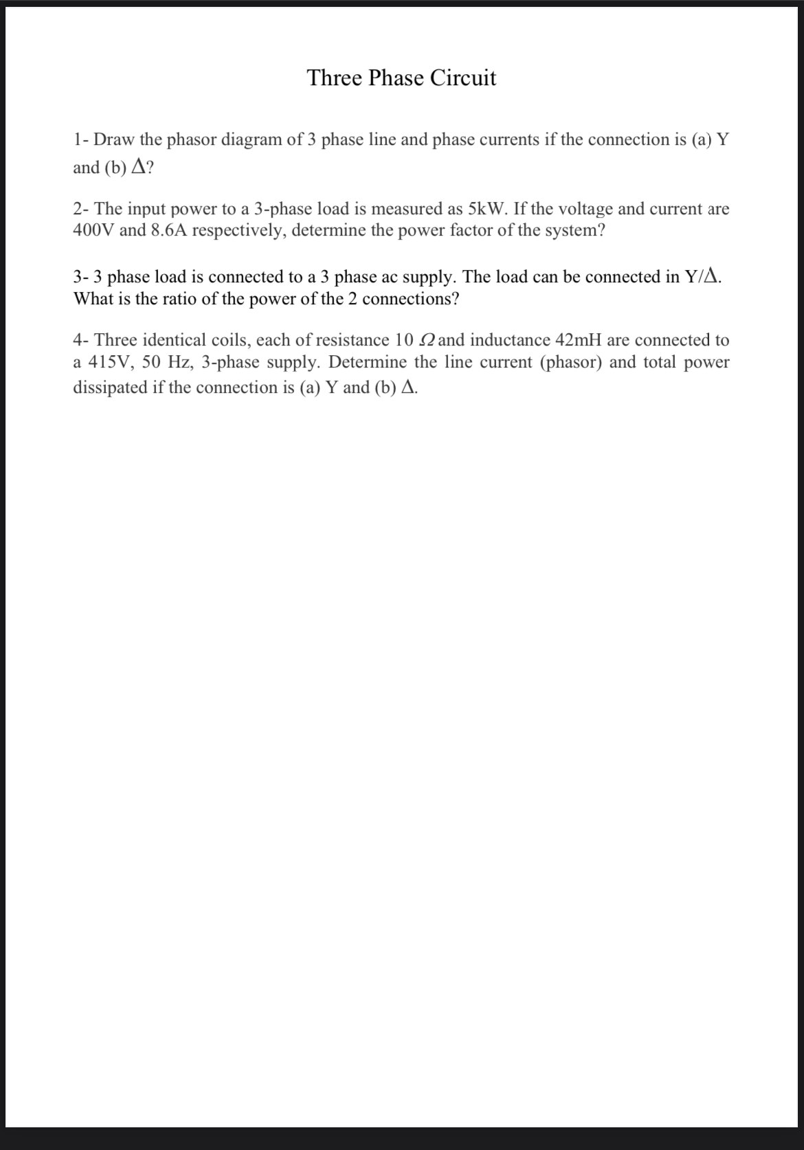 solved-three-phase-circuit-1-draw-the-phasor-diagram-of-3-chegg