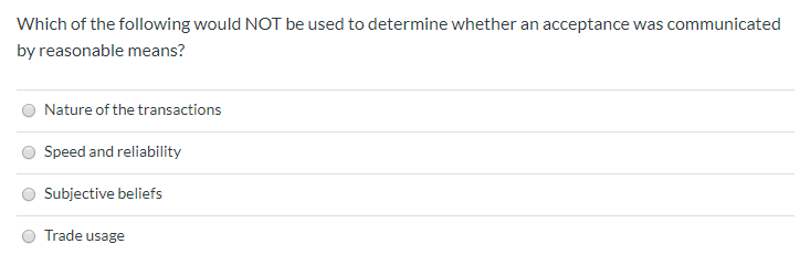 Solved Which of the following would NOT be used to determine | Chegg.com