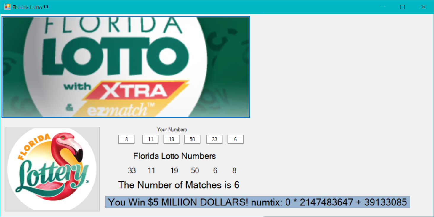 lotto with xtra ezmatch