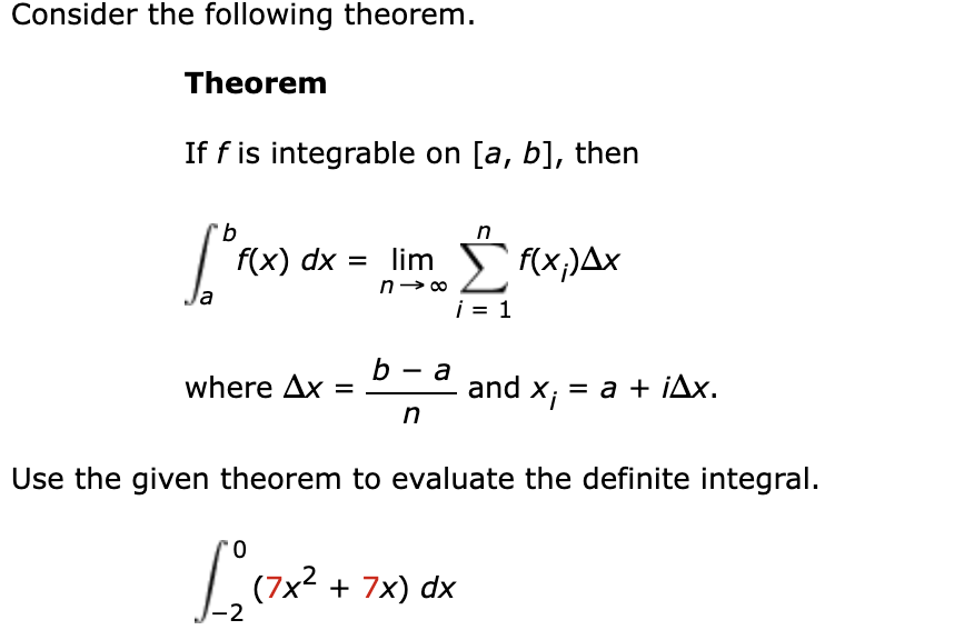 Solved Consider The Following Theorem. Theorem If F Is | Chegg.com