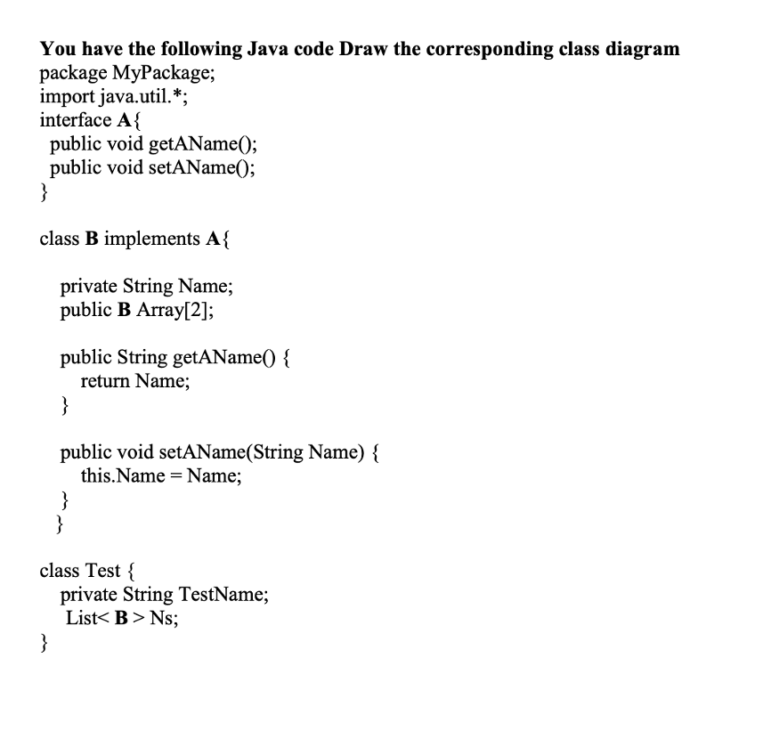 Solved You have the following Java code Draw the | Chegg.com