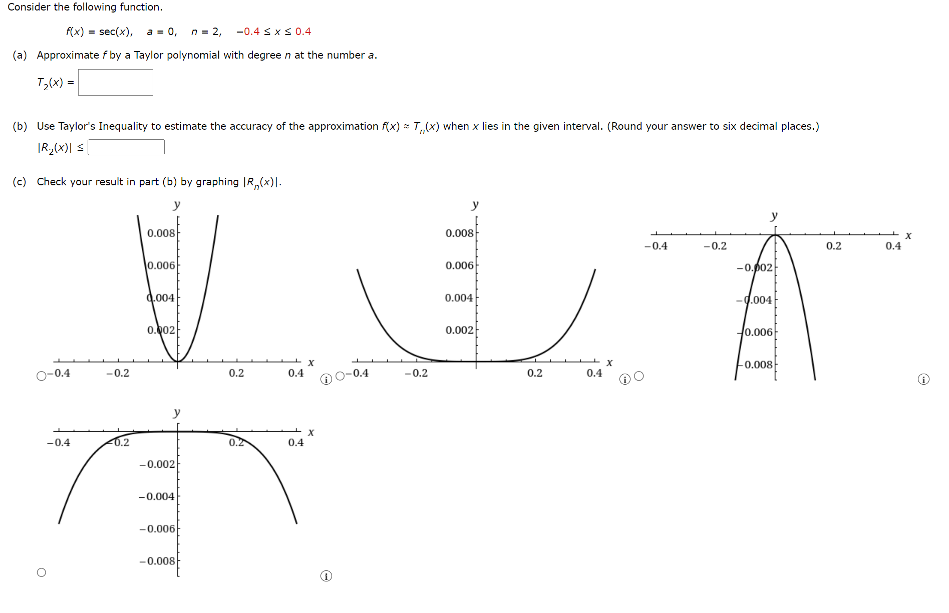 Solved Consider the following function. | Chegg.com