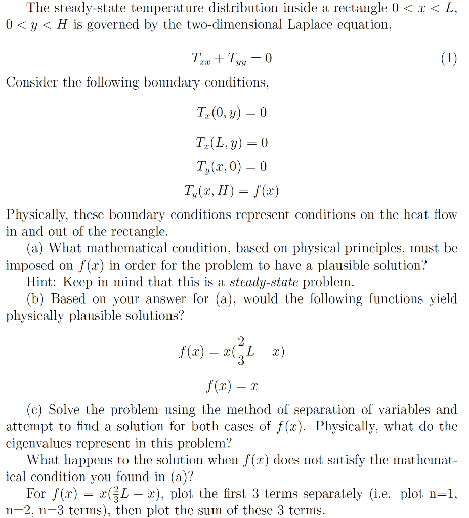 Solved The steady-state temperature distribution inside a | Chegg.com