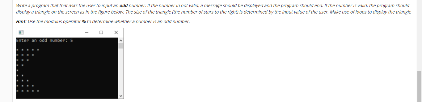 Solved Write a program that that asks the user to input an | Chegg.com