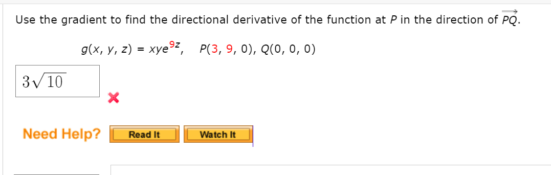 Solved Use the gradient to find the directional derivative | Chegg.com