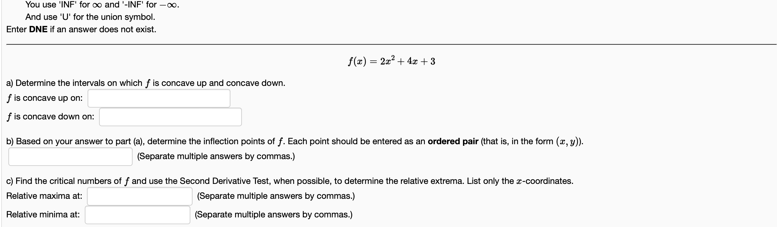 solved-f-x-2x2-4x-3-a-determine-the-intervals-on-which-f-chegg