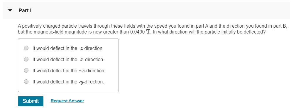 Solved Part 6 A Velocity Selector Uses An Electric Field Chegg Com