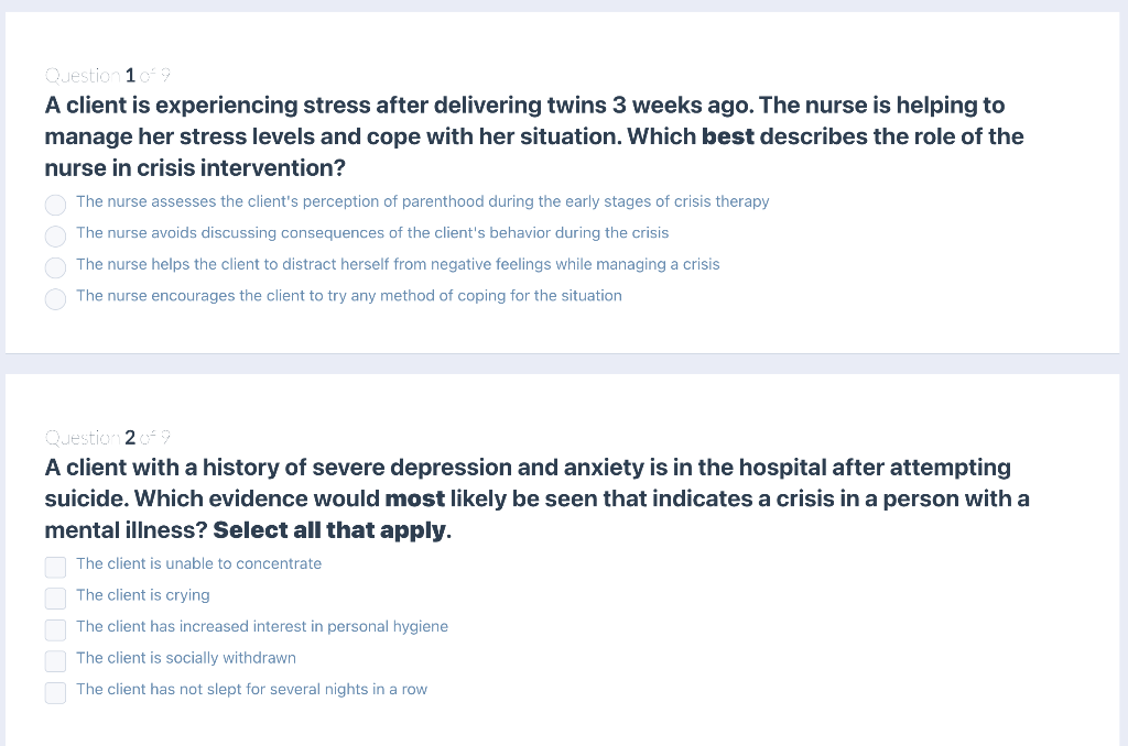 client stress case study