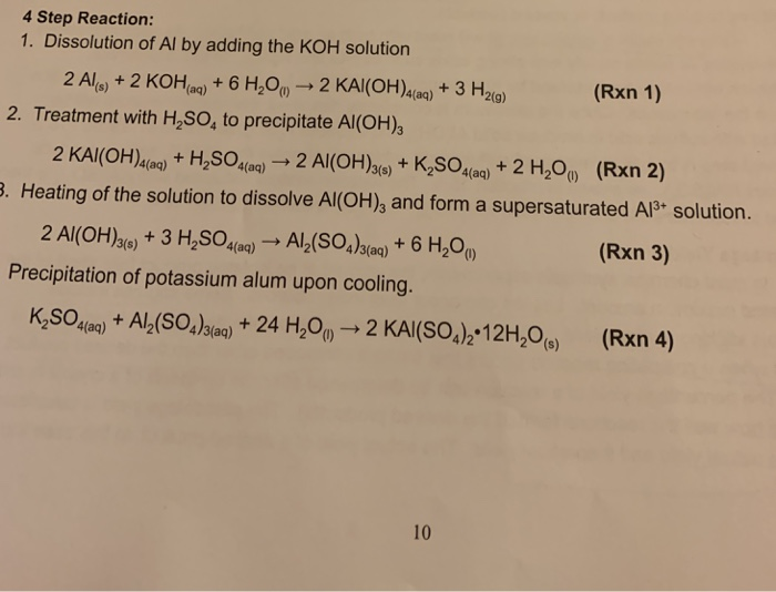 Solved 2. Write out the overall reaction for the synthesis | Chegg.com