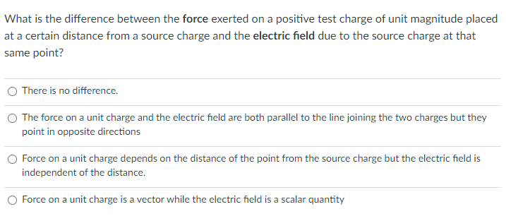 Solved A key difference between the gravitational force and | Chegg.com