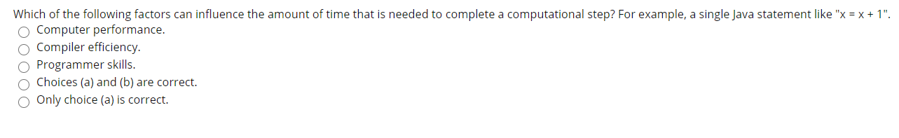 Solved Which of the following factors can influence the | Chegg.com