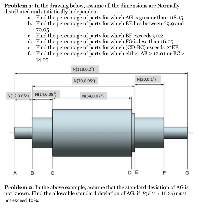 Solved Problem 1: In the drawing below, assume all the | Chegg.com