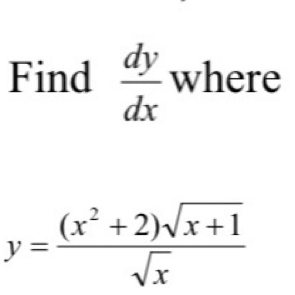 solved-find-dxdy-where-y-x-x2-2-x-1-chegg