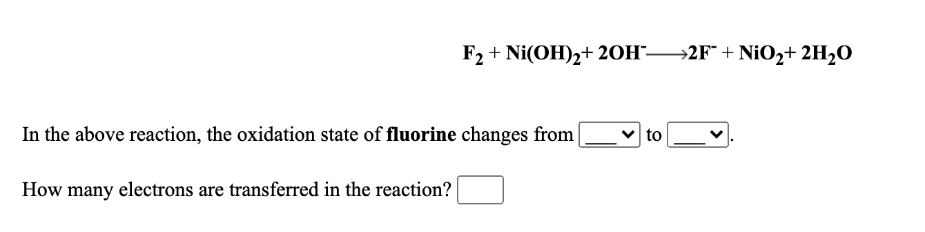 ni(oh)2 oxidation number