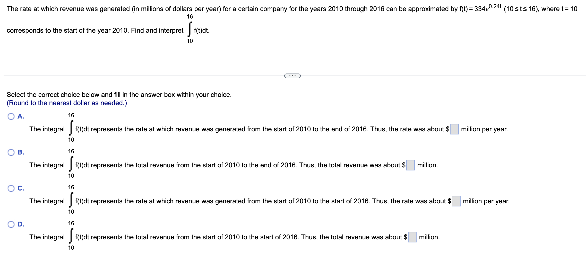 Solved An oil tanker is leaking oil at a rate given in