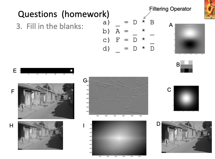 Solved Filtering Operator D* B A Questions (homework) A) 3. | Chegg.com