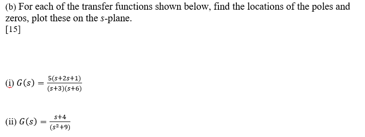 Solved 4. (a) Given the unit step response of a first order | Chegg.com