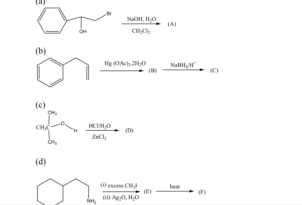 Solved NaOH H2O CH2Cl Hg OAc 2 2H20 NaBH4 H CH3 HC1 H2O Chegg Com   PhpQ04WiM 