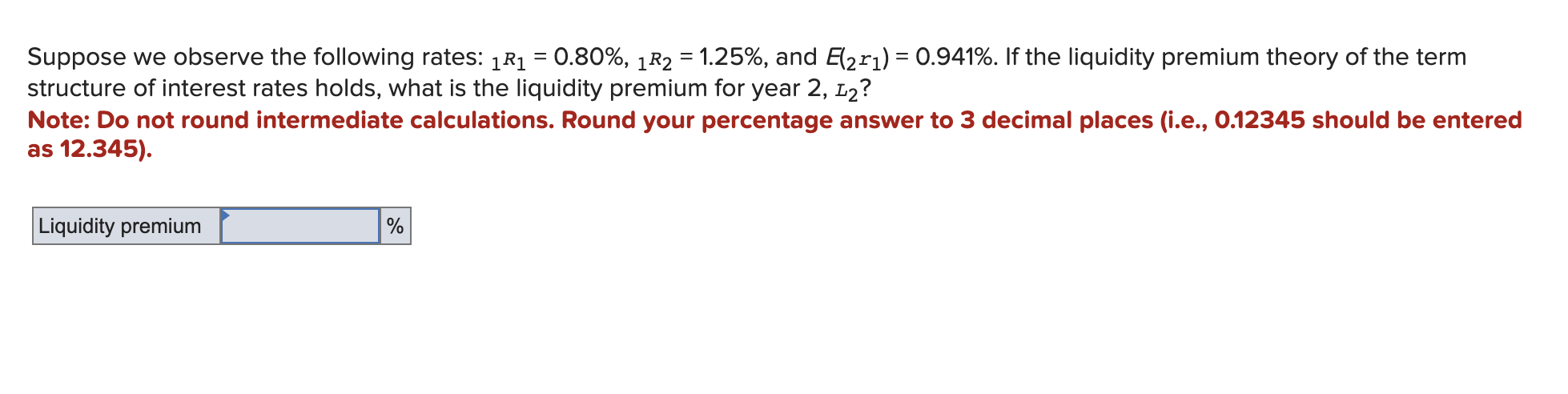 Solved Suppose we observe the following rates: | Chegg.com