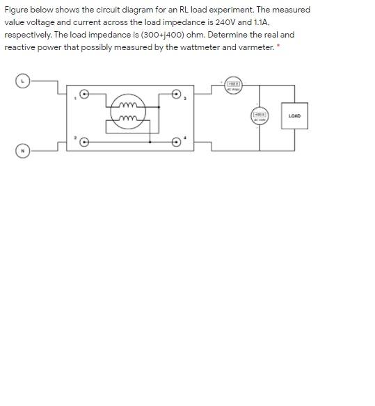 Solved Figure below shows the circuit diagram for an RL load | Chegg.com