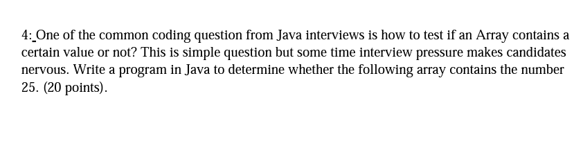 Solved 4:_One of the common coding question from Java | Chegg.com