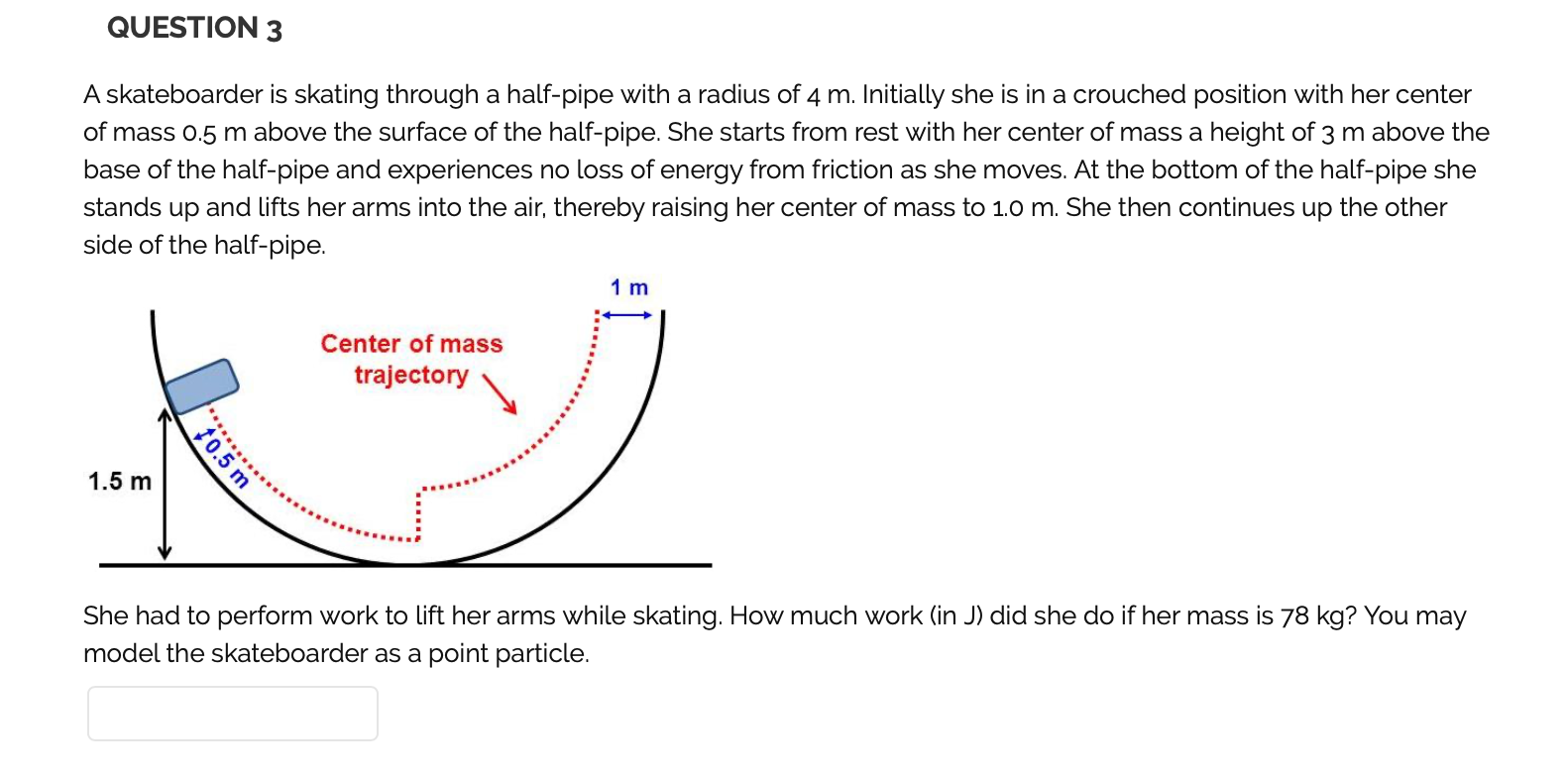 Solved QUESTION 3 A skateboarder is skating through a