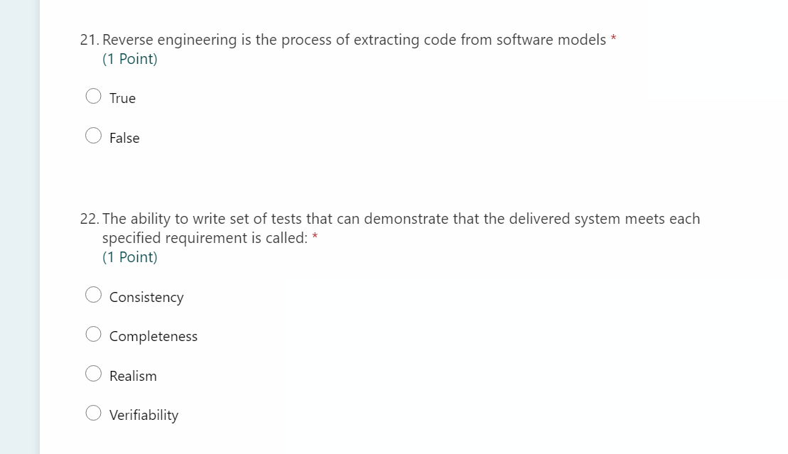 Solved 21. Reverse engineering is the process of extracting | Chegg.com