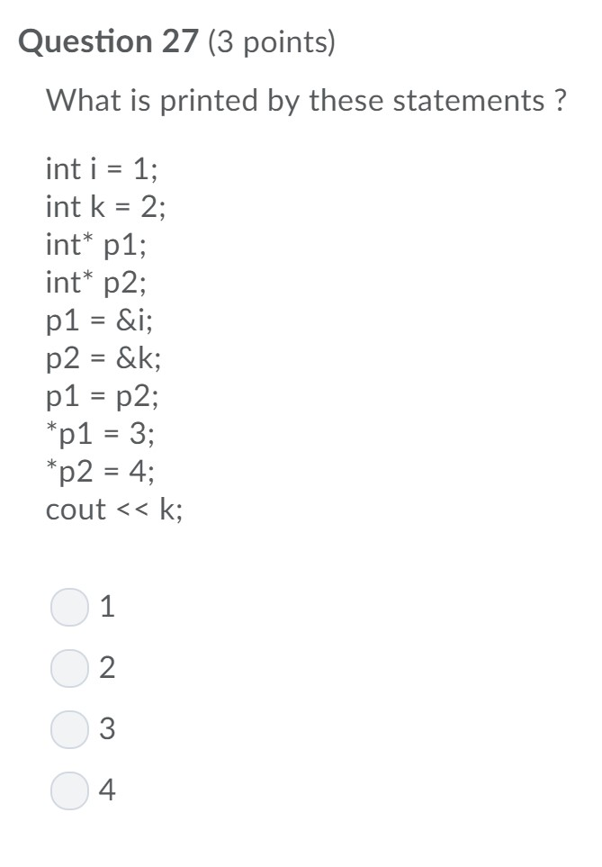 Solved Question 24 (3 points) Here is a function prototype | Chegg.com