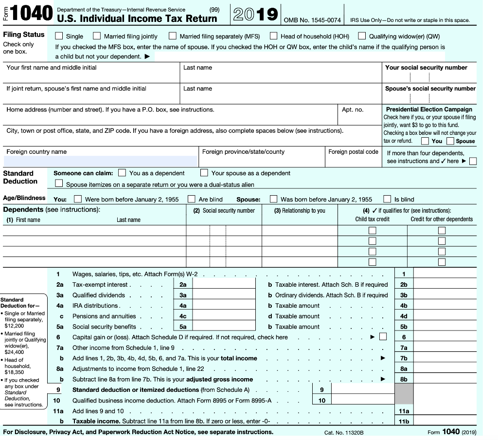 E1 11 Department of the Treasury-Internal Revenue | Chegg.com