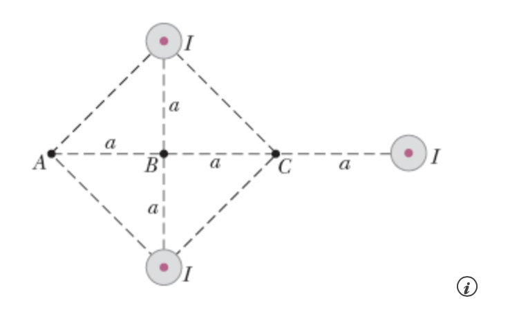 Solved Three Long, Parallel Conductors Carry Currents Of I = | Chegg.com