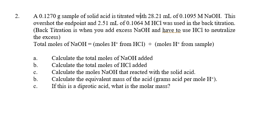 the endpoint of the titration is overshot supplier