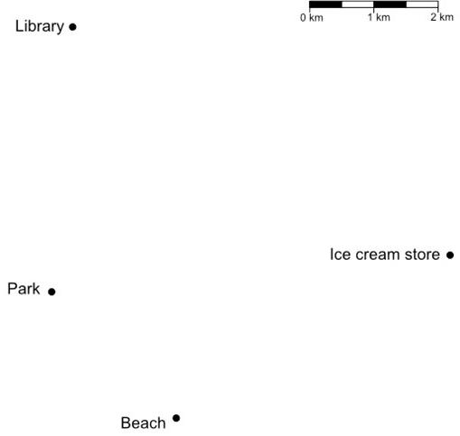 Solved Questions: 1) Using the information below and the map | Chegg.com