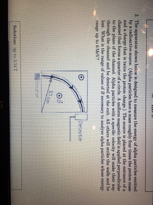 Solved 3. The apparatus shown below is designed to measure | Chegg.com