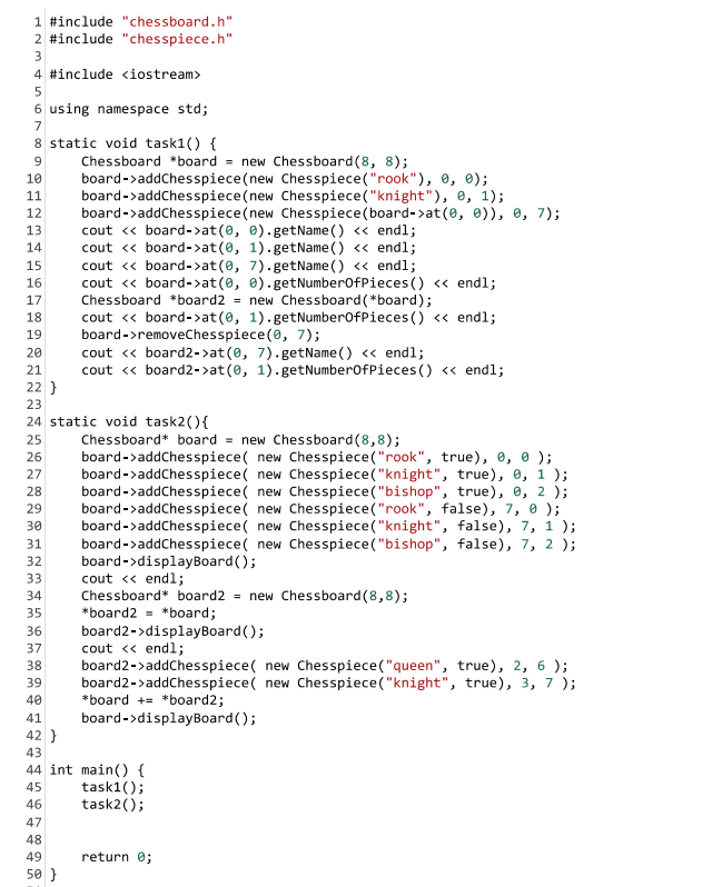 Solved Please can somebody complete the following in c++98. | Chegg.com